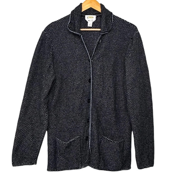 TALBOTS Wool Knit Button Long Cardigan Sweater. Layer Mature Staple Classic  XL - Picture 9 of 9